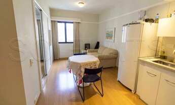 Imagem 2: Apto 1 dormitório no miolo do Jardins Mobiliado com serviços hoteleiros. Sem fiador. Consu