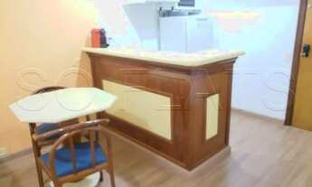 Imagem 3: Flat mobiliado reformado, com 1 dormitório em andar alto no Jardim Paulista