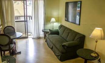 Imagem 2: Flat mobiliado com serviçs hoteleiros com 48m² a 70 mestro andando da Avenida mais famosa