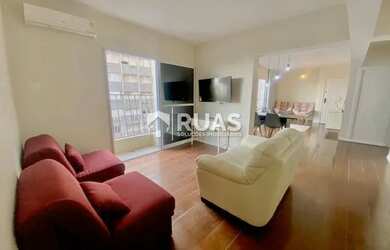 Imagem 5: APARTAMENTO À VENDA - FRENTE À PRAIA, BAIRRO BOQUEIRÃO, SANTOS - VISTA 100% LIVRE PARA O M