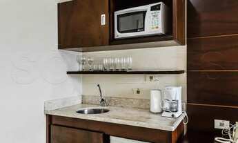 Imagem 3: Flat Transamérica Nações Unidas com 28m² e 1 dorm próximo a Marginal Pinheiros