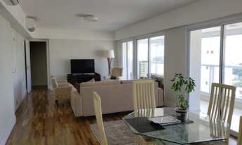 Imagem 4: Apartamento com 143 metros com 3 suítes Varanda Gourmet 4 vagas Depósito, Mobiliado prédio