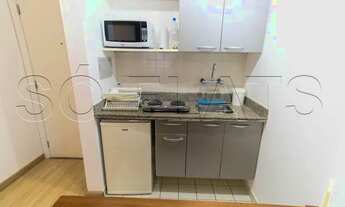 Imagem 3: Flat totalmente mobiliado bem localizado próx da Av Ibirapuera e Shopping Ibirapuera. Cons