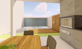 Imagem 4: Casa Alto Luxo com Projeto Inovador e Arrojado / Área gourmet com piscina -Bairro Europa-C