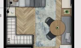 Imagem 4: Apartamento para venda possui 25 metros quadrados com 1 quarto em Vila Olímpia - São Paulo