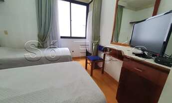 Imagem 6: Flat mobiliado com serviços de arrumação diária, TV a cabo, 1x vaga de garagem próx ao HC