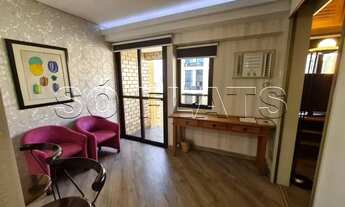 Imagem 4: Flat em Moema, andar alto, próximo a estações de Metrô e shopping. Locação imediata e sem