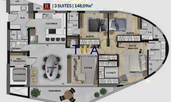 Imagem 5: Oportunidade Ed. Miró 148m², 3 suítes - Vale do Sereno, Nova Lima