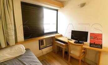 Imagem 7: Flat mobiliado com lavanderia coletiva no prédio, com 1x dormitório. Sem burocracia na loc