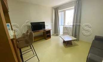 Imagem 6: Flat mobiliado com 42m² com quarto, sala, cozinha completa e banheiro, a 200 m da Av. Paul