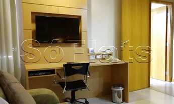 Imagem 6: Flat no Jardim Paulista disponível para locação em fiador 1x dormitório mobiliado com serv