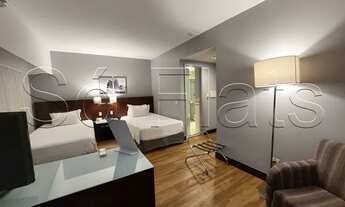 Imagem 3: Flat para locação no Wyndham Berrini, contendo 29m², 1 dormitório e 1 vaga de garagem