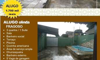 Imagem: ALUGO CASA COM PISCINA E 3 QUARTOS SENDO