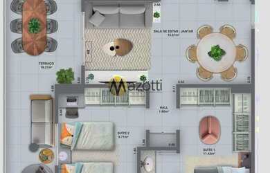 Imagem 7: Apartamento com 2 quartos, Aviação, Praia Grande - R$ 662 mil, Cod: 1073