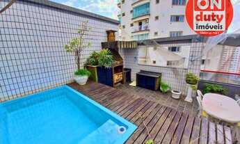 Imagem 2: Cobertura com 3 dormitórios à venda, 222 m² por R$ 1.250.000,00 - Ponta da Praia - Santos
