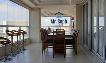 Imagem 2: Andar alto + 190m² + 03 suítes + 01 escritório + 03 vagas + Alto da Lapa