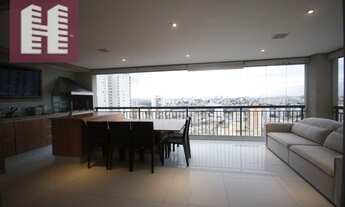 Imagem 3: Apartamento 192 m privativos- varanda gourmet- 3 suítes- mobiliado- Andar alto- R$2.600.00