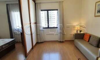 Imagem 3: Flat mobiliado reforado, com 1x dormitório em andar alto no Jardim Paulista. Sem burocraci