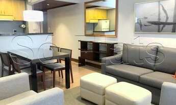 Imagem 2: Flat no George V Pinheiros com 2 dorms disponível para locação na Zona Oeste