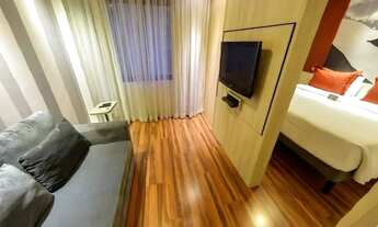 Imagem 5: Flat Adagio Moema disponível locação com 37m² e 1 dormitório prox a Av Ibirapuera