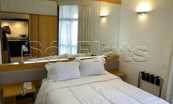 Imagem 6: Flat a poucos metros da Av. Faria Lima e Av. Cidade Jardim, ótima localização. Flat c/ 1x