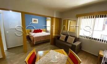 Imagem 4: Flat totalmente reformado com 1 dormitório na Alameda Lorena no Jardins sem burocracia na