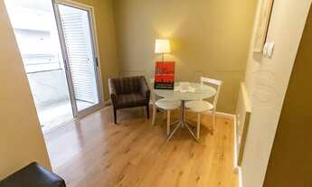 Imagem 3: Flat entre o Jardins e Paraíso ideal para moradia de longo prazo apartamento com varanda