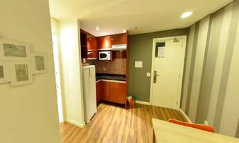 Imagem 4: Flat Adagio Moema disponível locação com 37m² e 1 dormitório prox a Av Ibirapuera