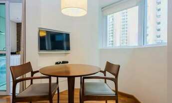 Imagem 5: Flat de altíssimo padrão com 03 Dorm 115m² fora do pool, com serviços de hotelaria e vag