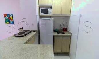 Imagem 2: Flat Personal disponível para locação na Avenida Rouxinol e próximo do Shopping Ibirapuera