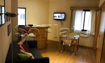 Imagem 1: Flat Hampton Park, totalmente mobiliado nos Jardins, prox a Av. 9 de Julho. Com entrada im