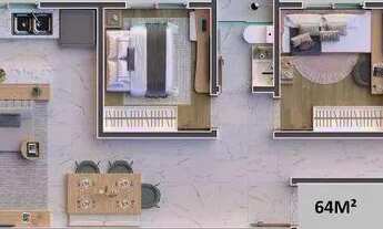 Imagem: Unitá Tatuapé, 59 - 65m², 2 - 3 quartos