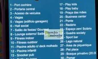 Imagem 2: Apartamento com 3 dormitórios à venda, 88 m² por R$ 790.000 - Condomínio Villa dos Lagos