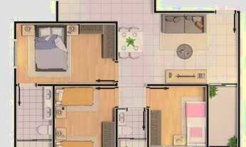 Imagem 5: Apartamento 3 quartos com suíte no bairro Árvore Grande