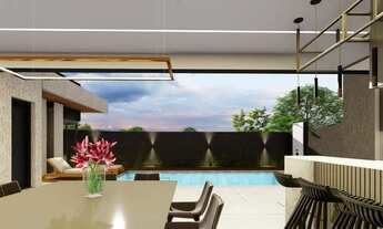 Imagem 3: Casa térrea em construção / 3 suítes / escritório / piscina