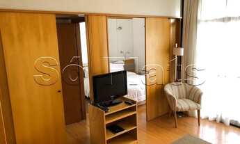 Imagem 2: Flat a poucos metros da Av. Faria Lima e Av. Cidade Jardim, ótima localização. Flat c/ 1x