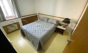 Imagem 2: Flat mobiliado com 42m² com quarto, sala, cozinha completa e banheiro, a 200 m da Av. Paul