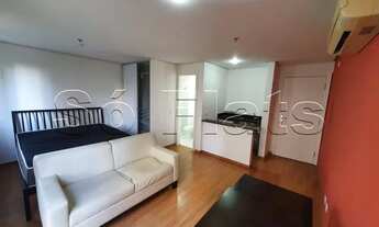 Imagem 3: Jardins Metrópolis - Flat mobiliado para locação sem fiador, próximo a Av. Paulista. Consu