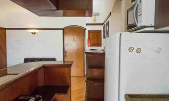 Imagem 6: Flat 50m² com serviços em Moema para locação, totalmente mobiliado. Sem burocracia ou fiad