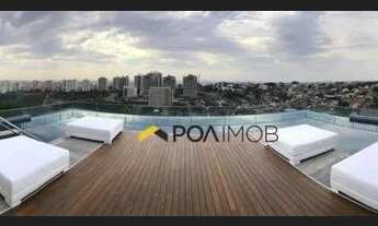 Imagem 2: Apartamento com 1 dormitório para alugar, 60 m² por R$ 3.564,78/mês - Chácara das Pedras