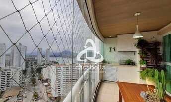 Imagem 2: Apartamento com 3 dormitórios à venda, 199 m² por R$ 2.400.000,00 - Ponta da Praia - Santo