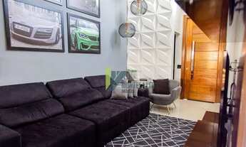 Imagem 2: Casa com 3 dormitórios para alugar, 237 m² por R$ 7.800,00/mês - Condomínio Portal do Bosq