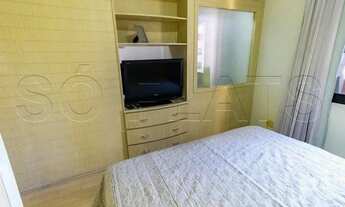 Imagem 7: Flat mobiliado em Moema, prox a Av. Ibirapuera e ao Metrô. Com entrada imediata e sem fiad