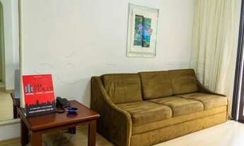 Imagem 3: Flat mobiliado no Jardins com um dormitório com linda varanda, apto com 40 m², entrada ime