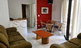 Imagem: Flat mobiliado, espaçoso com 1x dormitório