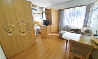 Imagem 3: Flat em andar alto, arejado, muito bem mobiliado para locação nos Jardins