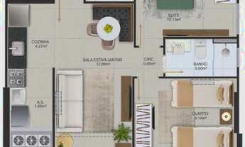 Imagem 2: Lançamento! em Obras Enjoy Residence 1 e 2 quartos com suite entrega prevista para janeiro