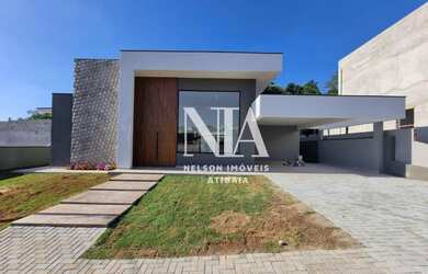 Imagem 2: Casa térrea nova com 3 Suítes à venda, 246 m² por R$ 1.800.000 - Condomínio Shambala - At