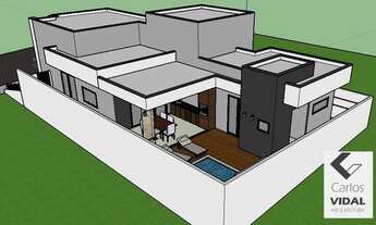 Imagem 4: Caçapava, condominio Terras do Vale, casa nova com 3 dorms com piscina