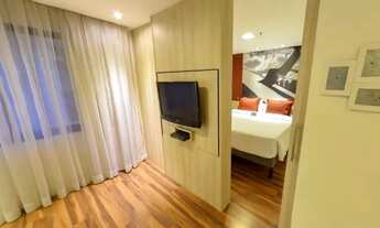 Imagem 6: Flat Adagio Moema disponível locação com 37m² e 1 dormitório prox a Av Ibirapuera